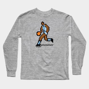 8-Bit Basketball - North Carolina Long Sleeve T-Shirt